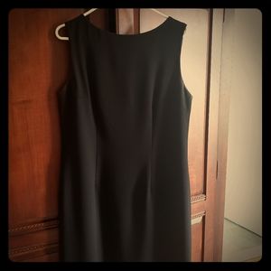 Black sheath dress